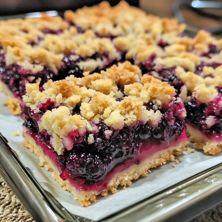 Blackberry Pie Crumble Bars Recipe