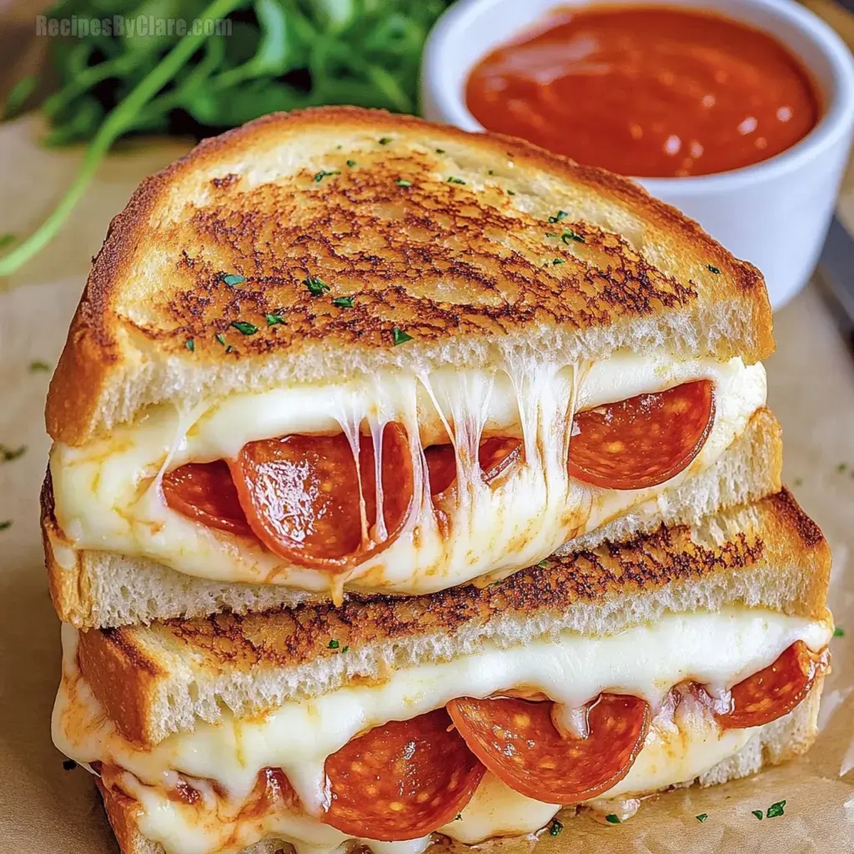 Pizza Grilled Cheese Sandwich Recipe