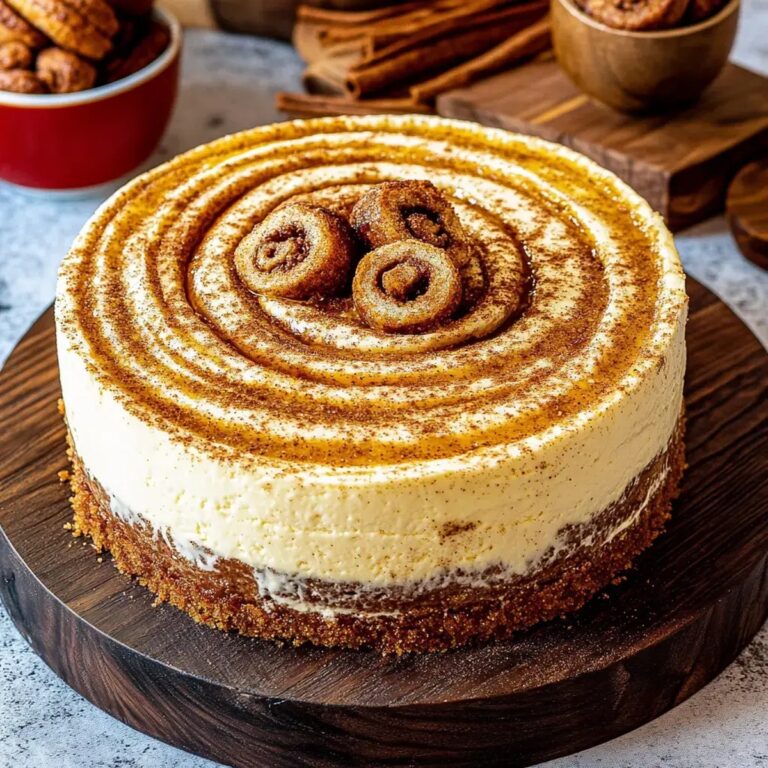 Cinnamon Roll Cheesecake Recipe