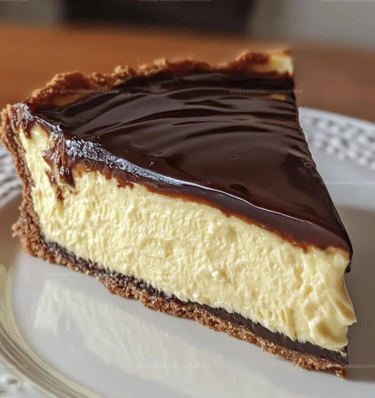 Boston Cream Pie Cheesecake Recipe
