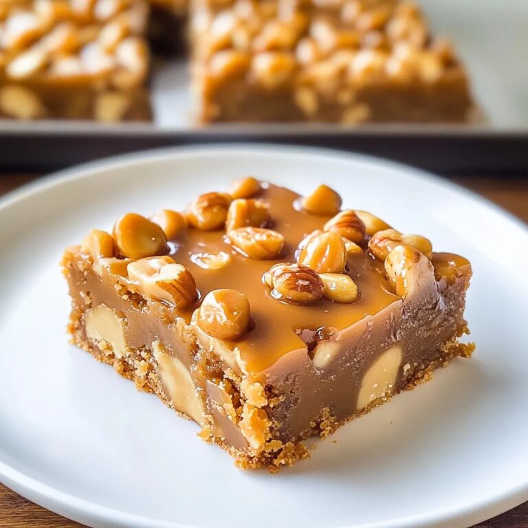 Gooey Butterscotch Nut Bars Recipe