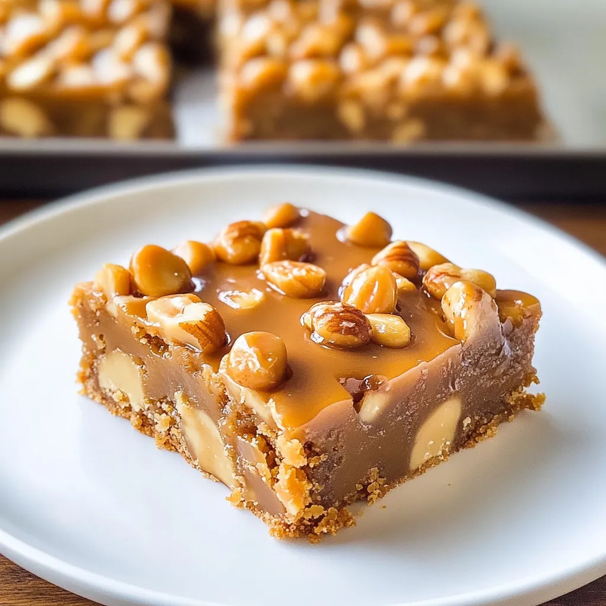 Gooey Butterscotch Nut Bars Recipe