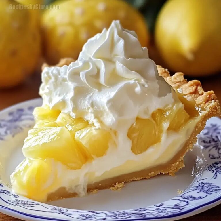 Pineapple Cream Pie Recipe