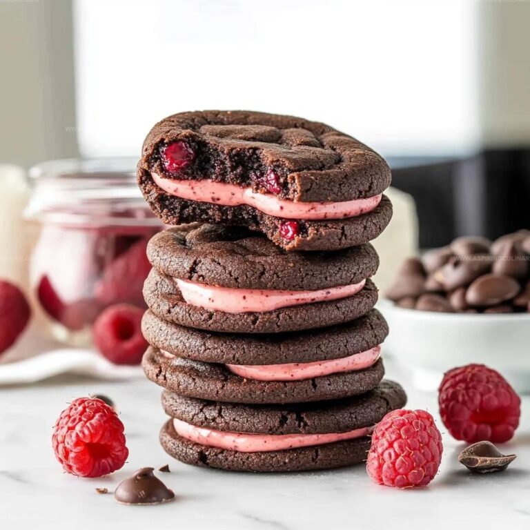 Homemade Chocolate Raspberry Sandwich Cookies Recipe