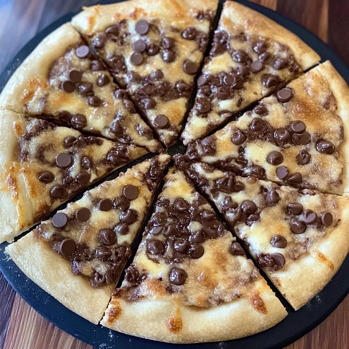 Chocolate Chip Dessert Pizza Recipe