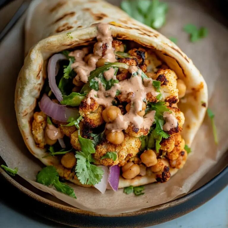 Chickpea Cauliflower Wrap Recipe