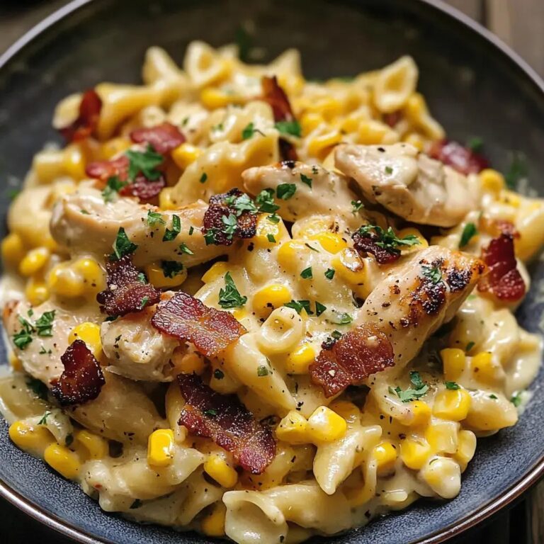 Chicken Corn Bacon Pasta Recipe