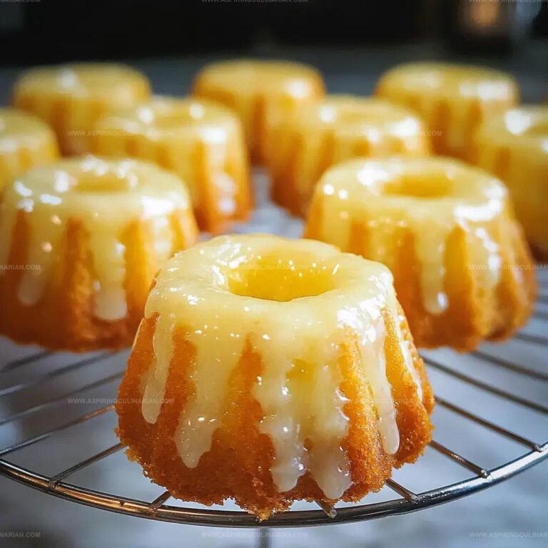 Mini Lemon Bundt Cakes Recipe