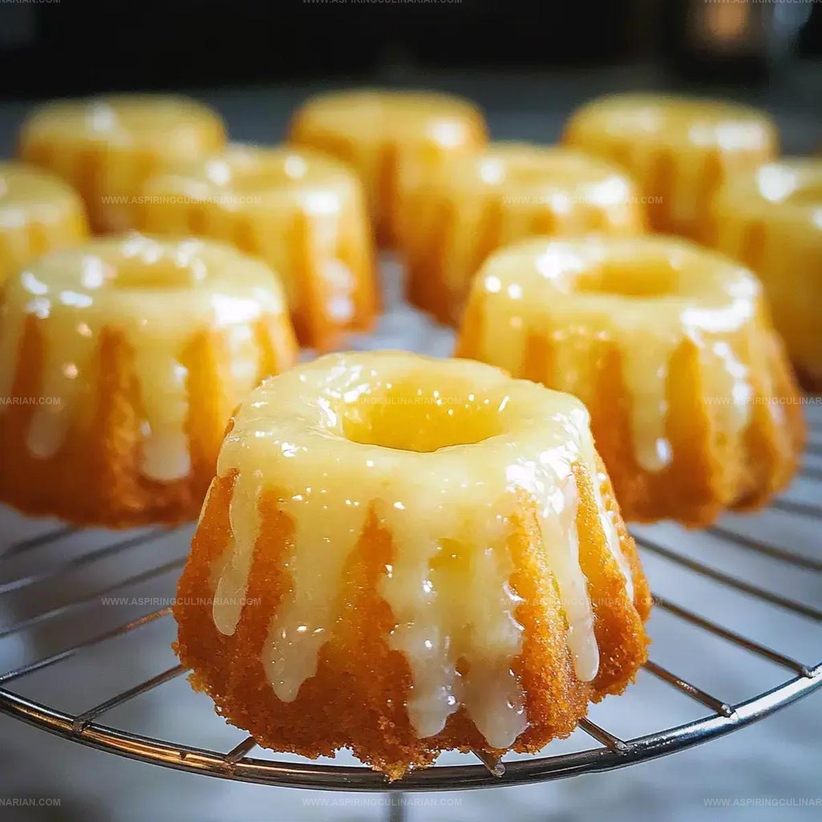Mini Lemon Bundt Cakes Recipe