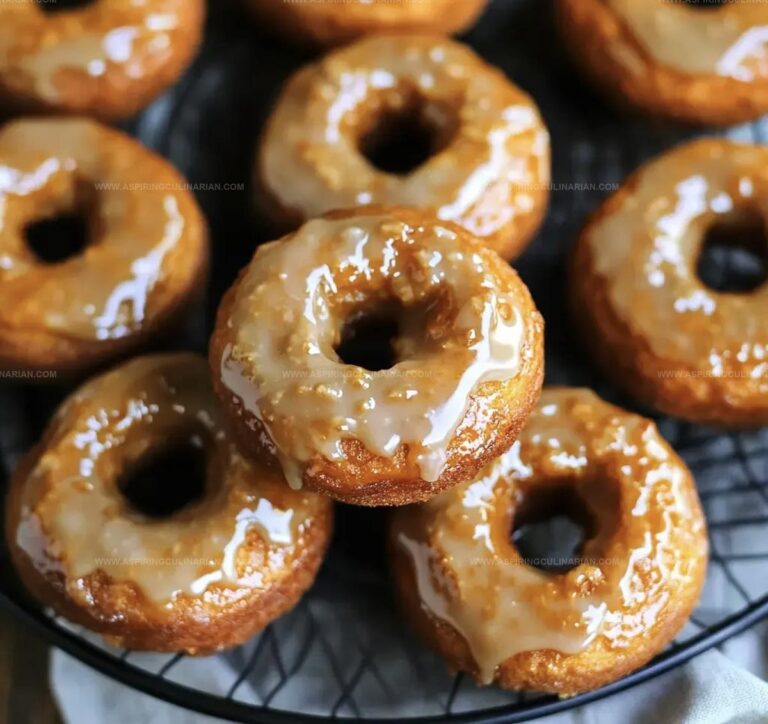 Baked Pumpkin Donuts Maple Glaze Recipe