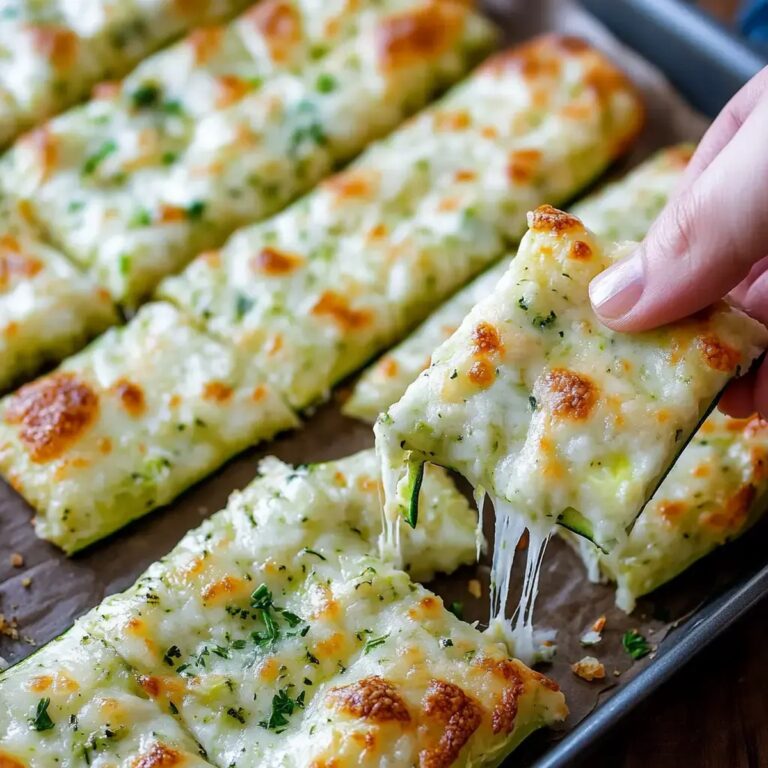 Zucchini Cheese Breadsticks Recipe