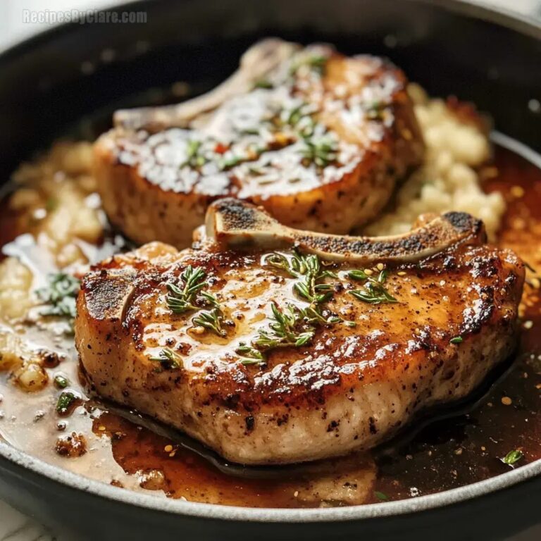 Sweet Savory Brown Sugar Pork Chops Recipe
