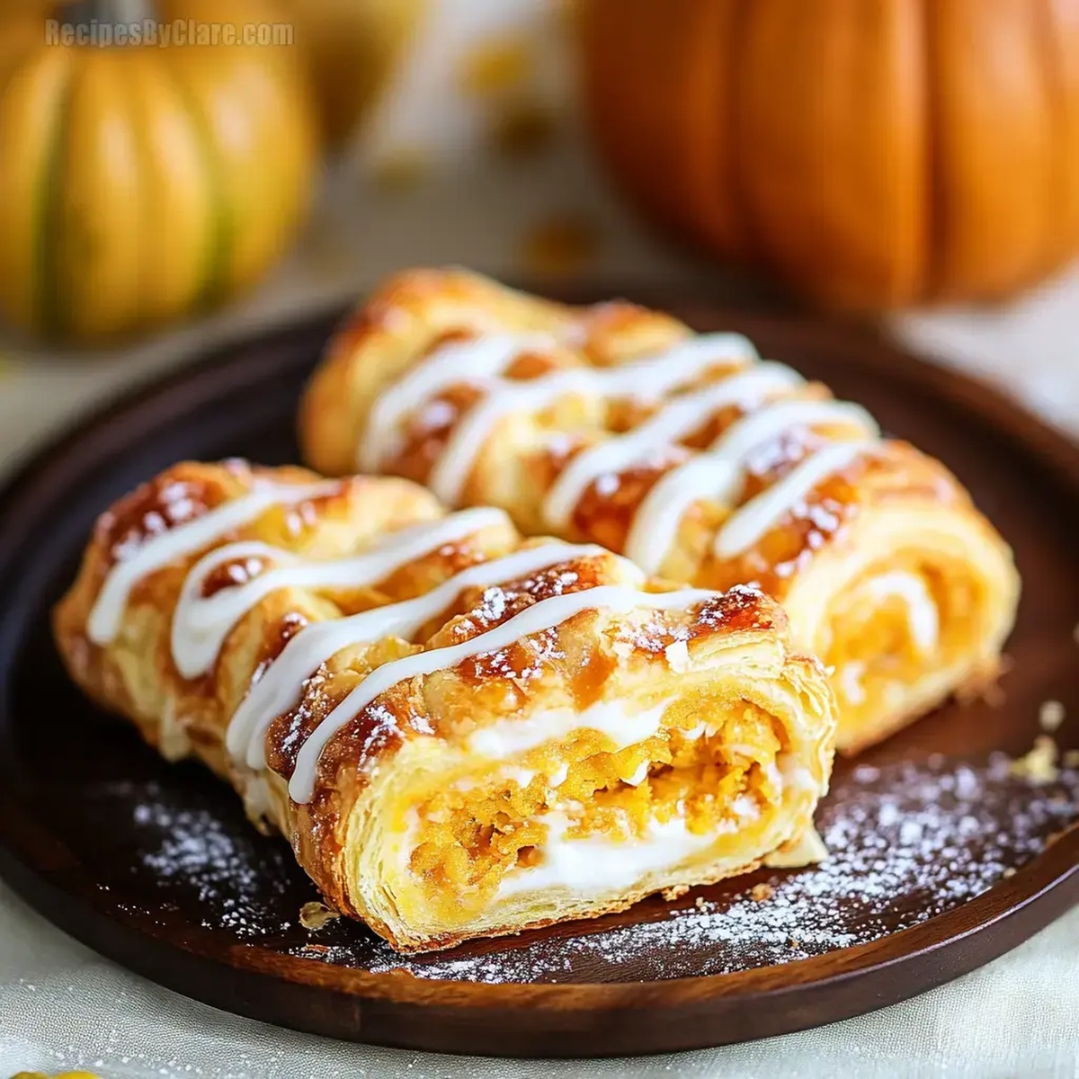 Easy Pumpkin Danish With Cream Cheese Recipe