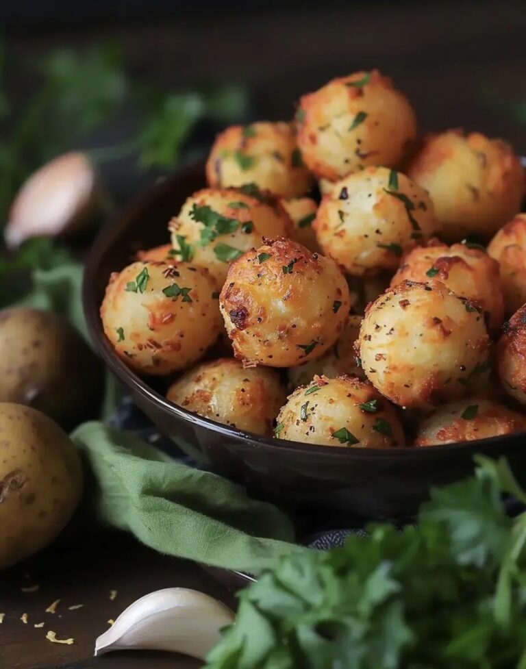 Delicious Garlic Potato Pops Recipe