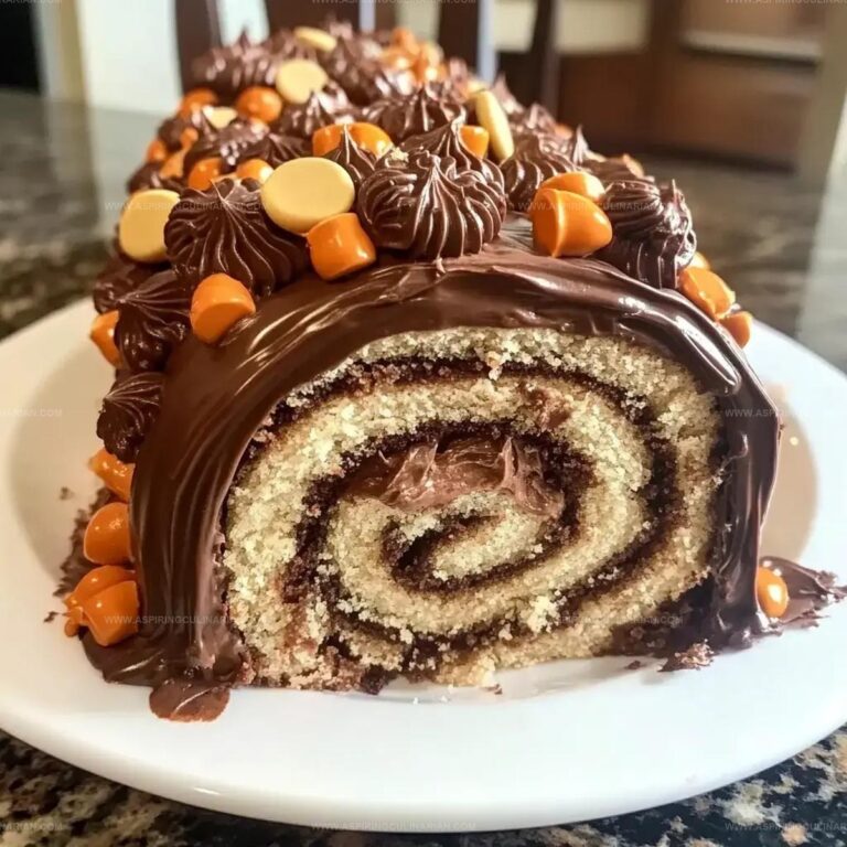 Peanut Butter Roll Cake Recipe
