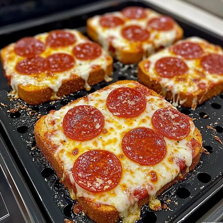 Air Fryer Pizza Toast Recipe