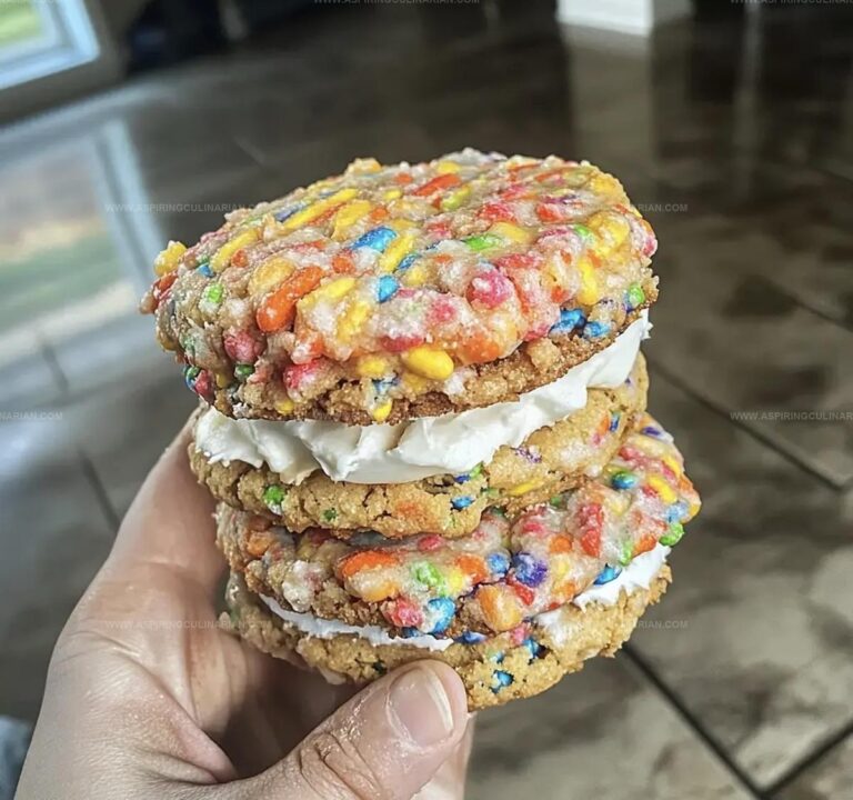 Fruity Pebbles Cookie Sandwiches Recipe