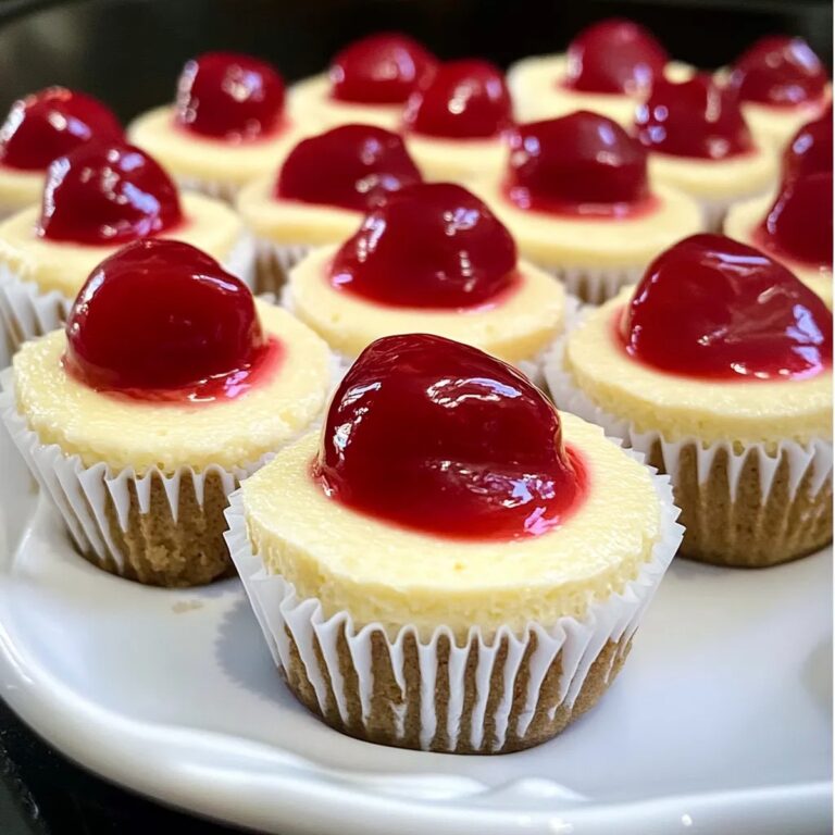 Super Easy Mini Cheesecakes With Vanilla Wafer Crust Recipe