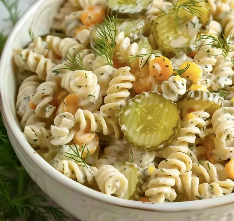 Dill Pickle Pasta Salad Recipe