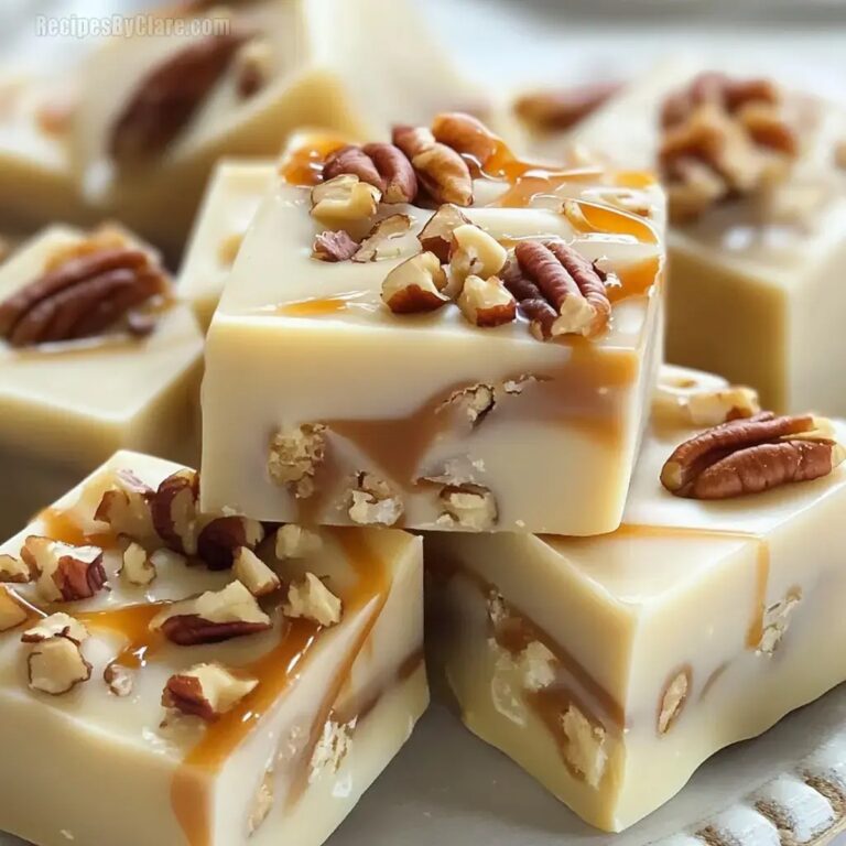 White Chocolate Caramel Pecan Fudge Recipe
