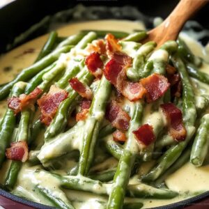 Creamy Parmesan Green Beans Recipe