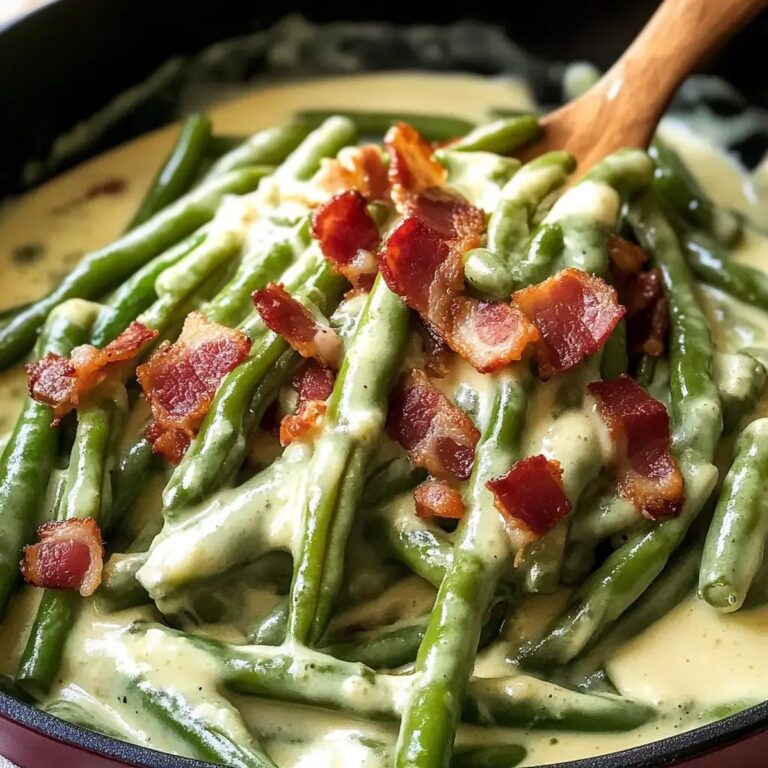 Creamy Parmesan Green Beans Recipe