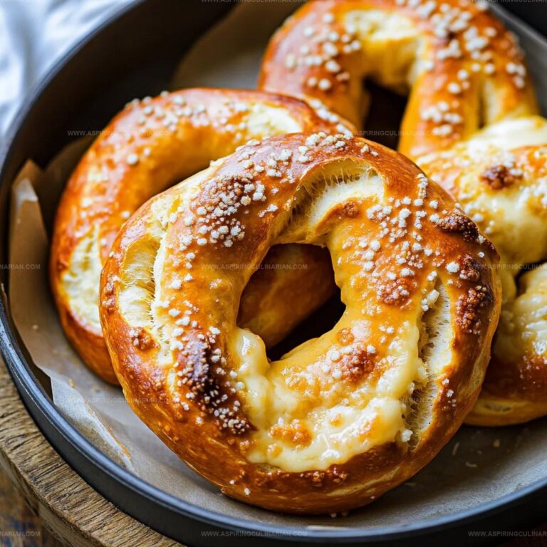 Cheese Stuffed Soft Pretzels Recipe