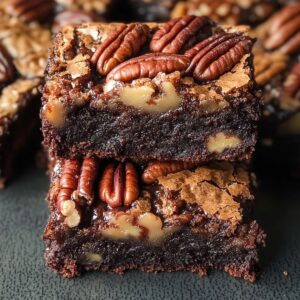 Easy Pecan Pie Brownies Recipe