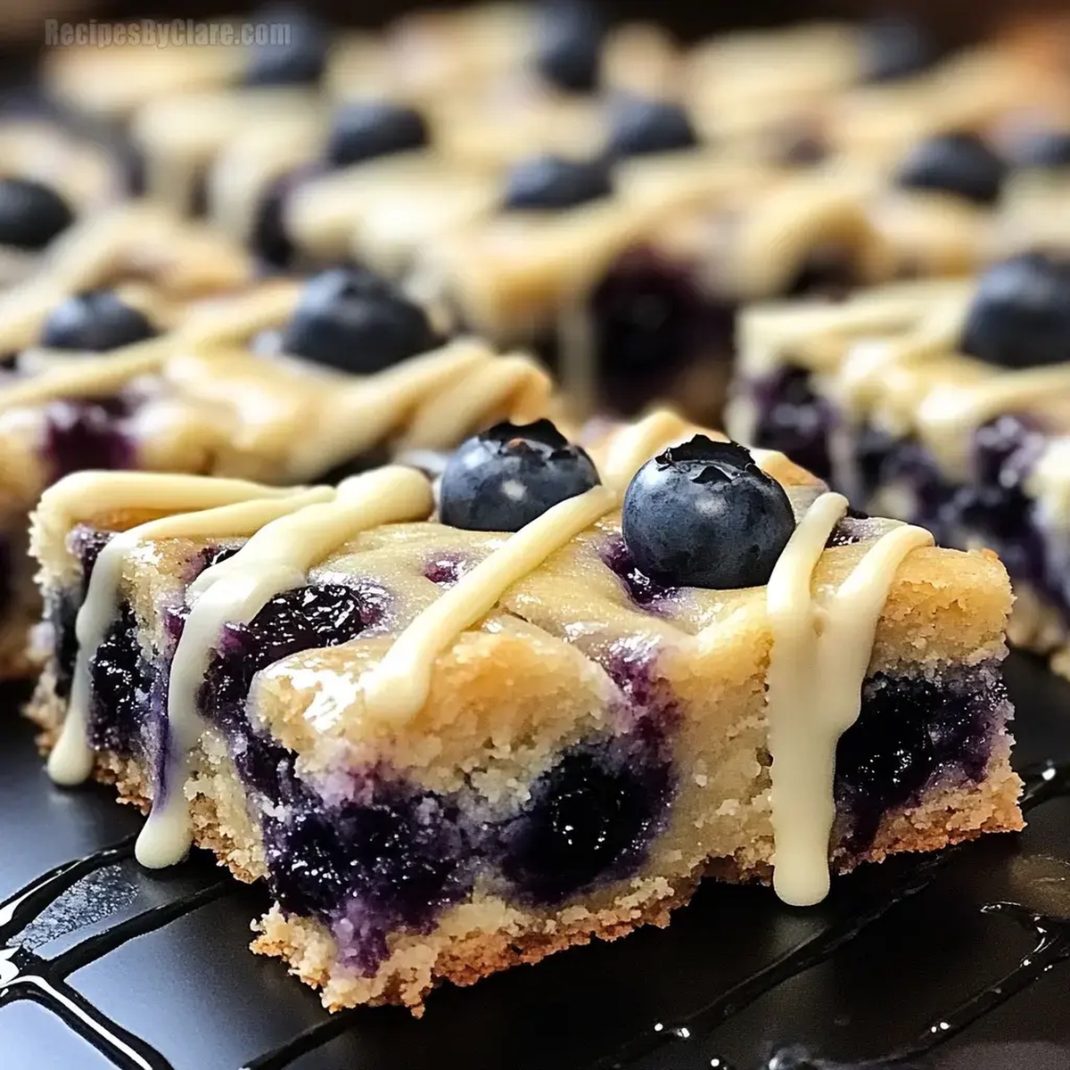 Blueberry Lemon Cookie Bars Recipe