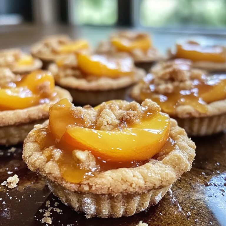 Peach Cobbler Cookie Cups Recipe