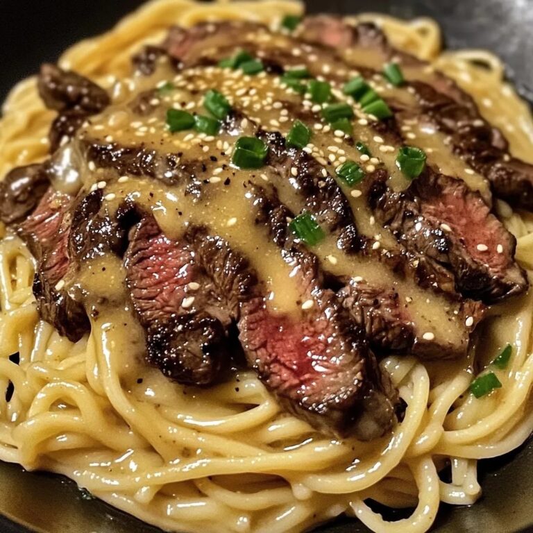 Garlic Butter Steak Lightning Noodles Recipe