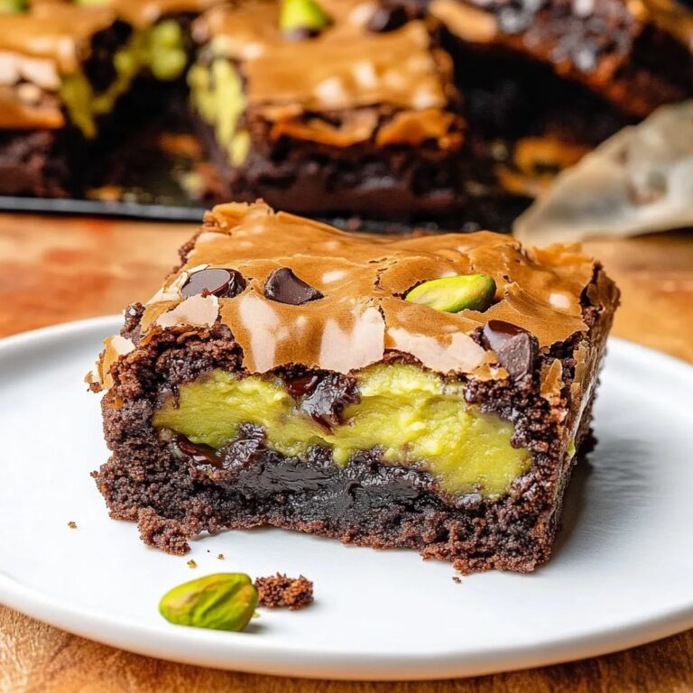 Pistachio Brookies Recipe