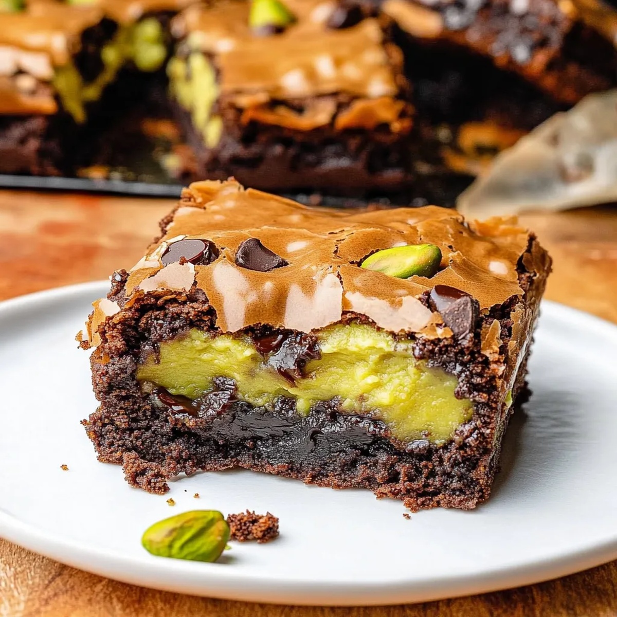 Pistachio Brookies Recipe