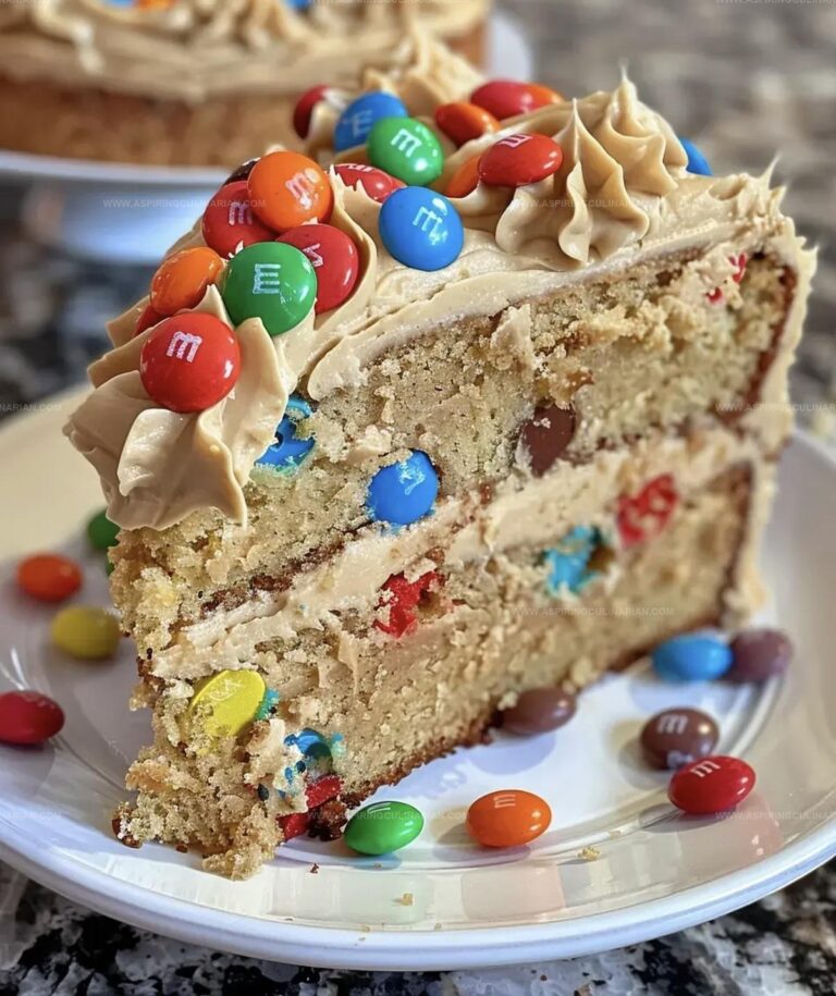 Mms Peanut Butter Cake With Peanut Butter Frosting Recipe