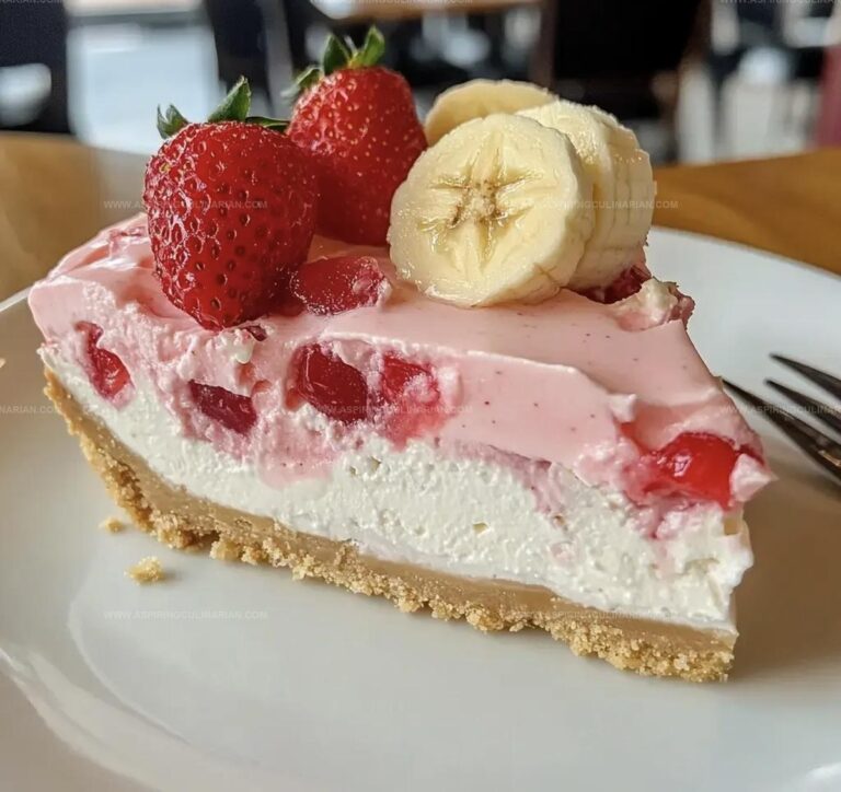 Strawberry Banana Delight Cheesecake Recipe