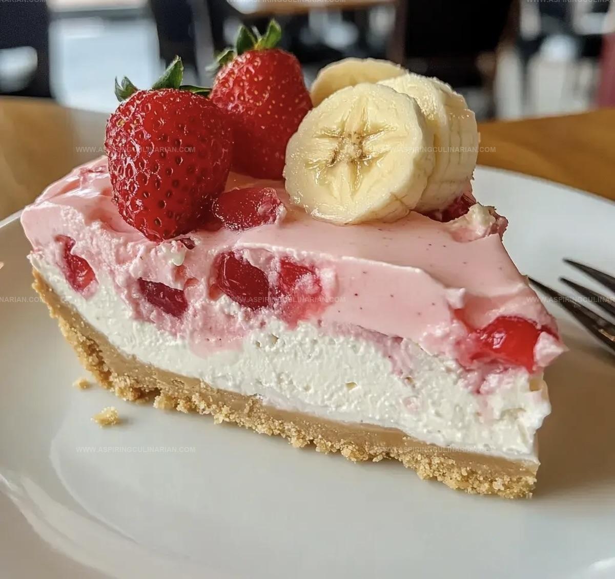 Strawberry Banana Delight Cheesecake Recipe