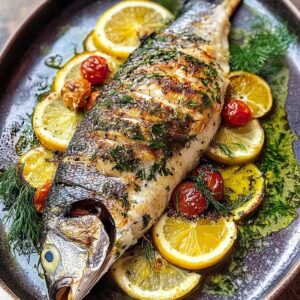 Greek Roasted Branzino Recipe