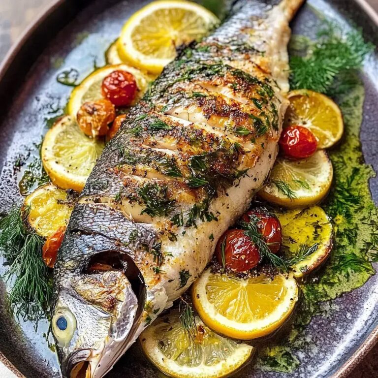 Greek Roasted Branzino Recipe