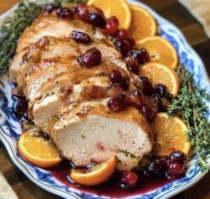 Orange Cranberry Pork Loin Roast Recipe