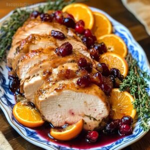 Orange Cranberry Pork Loin Roast Recipe