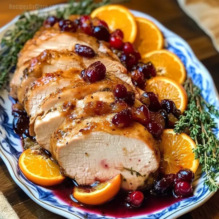 Orange Cranberry Pork Loin Roast Recipe