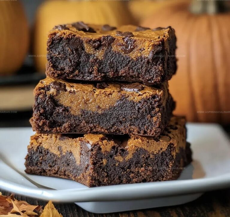 Pumpkin Swirl Brownies Recipe