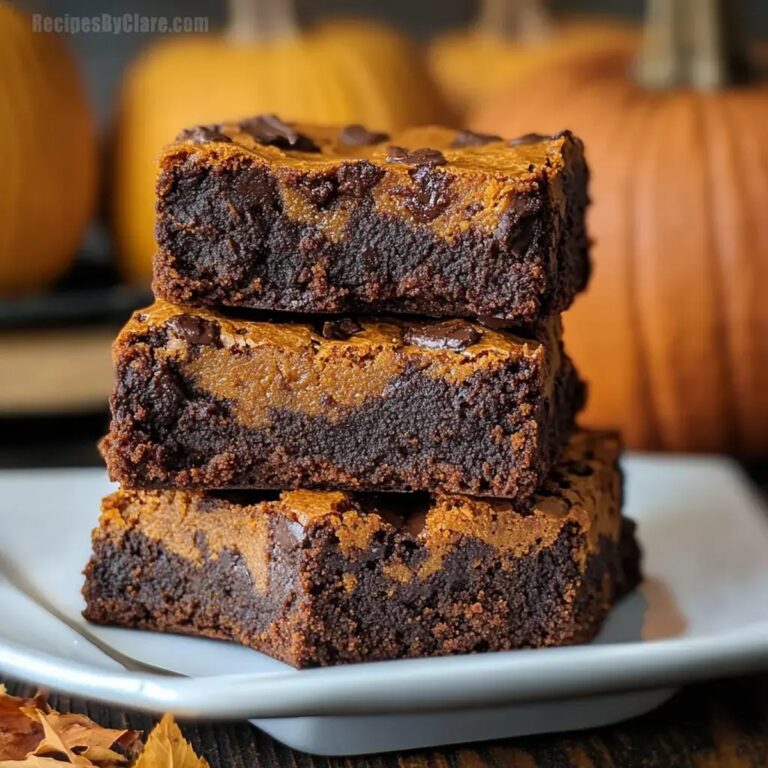 Pumpkin Swirl Brownies Recipe