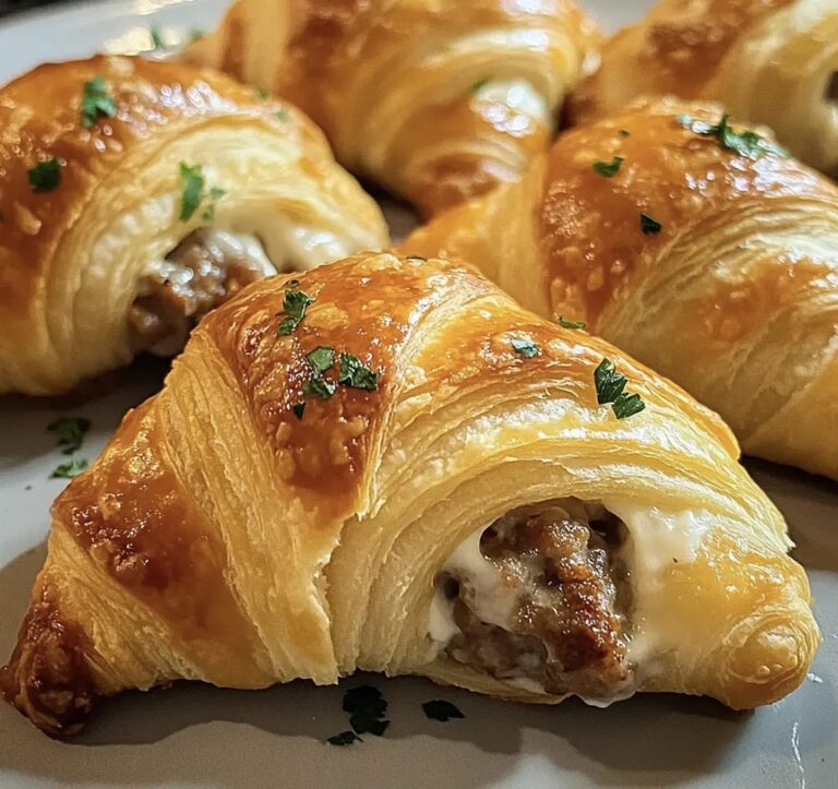 Sausage Cream Cheese Crescents Recipe