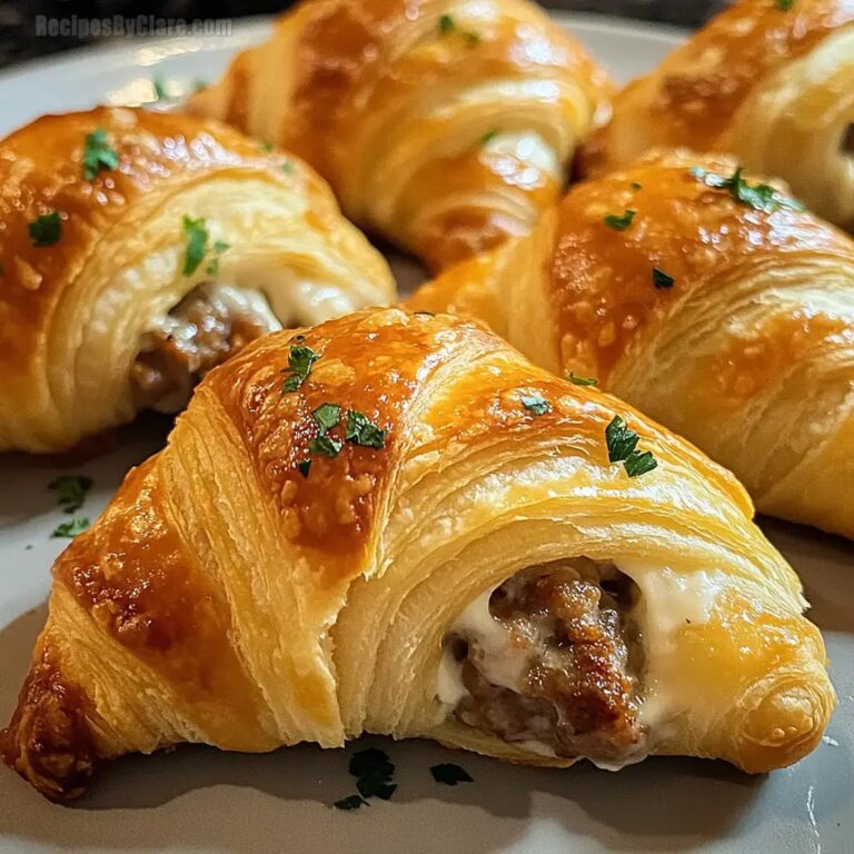 Sausage Cream Cheese Crescents Recipe