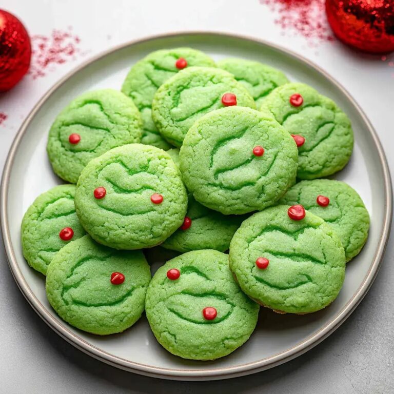Grinch Sugar Cookies Recipe