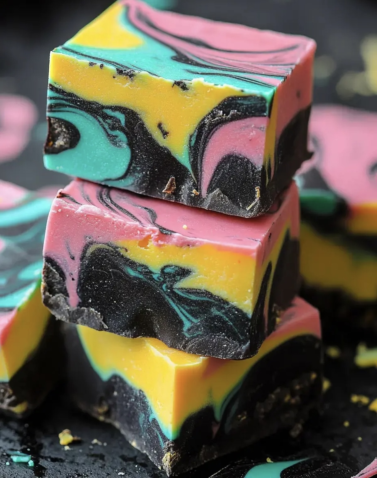 Colorful Halloween Fudge Recipe