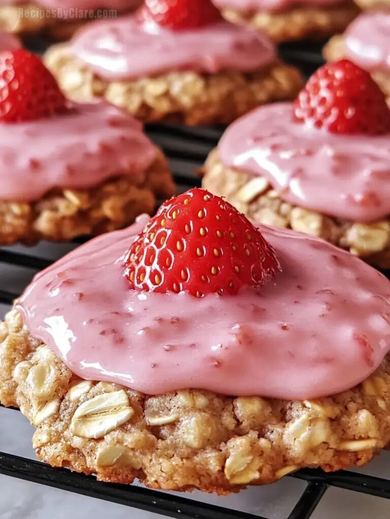 Strawberry Oatmeal Cookies Icing Recipe