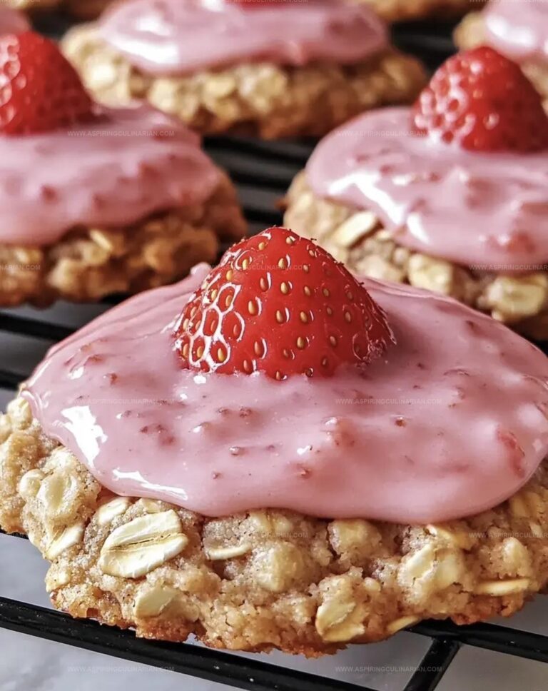 Strawberry Oatmeal Cookies Icing Recipe