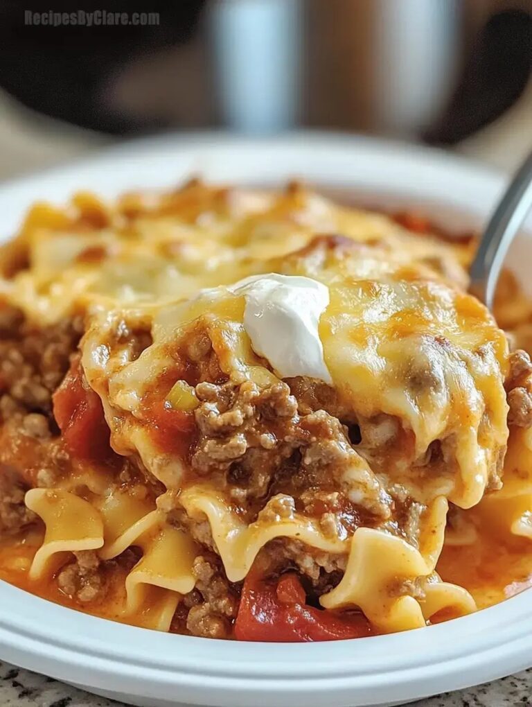 Beef Lombardi Casserole Recipe